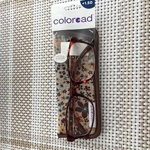 NWT Foster Grant Colorcad Readers 1.50 new with case